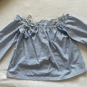 Club Monaco open shoulders shirt